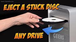Manually Eject A Stuck CD From Any Disc Drive