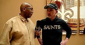 Dennis Allen exclusive interview pregame vs. Falcons | 2023 NFL Week 18