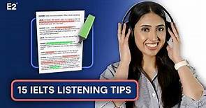 15 Listening Tips for IELTS Academic & IELTS General