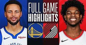 WARRIORS at TRAIL BLAZERS | FULL GAME HIGHLIGHTS | April 11, 2024