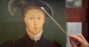 Conserving a portrait of King Edward VI
