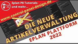 Die neue Artikelverwaltung in der EPLAN Plattform 2022.