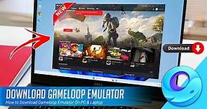 How To Download Gameloop Emulator in PC and Laptop | Gameloop Install in PC 2024