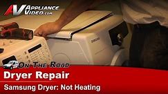 Samsung Dryer Repair - Not Heating - Heater - Element - Diagnostic & Troubleshooting