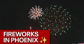 Fireworks in Phoenix, Arizona 🎇🎇