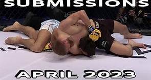 MMA submissions of April 2023