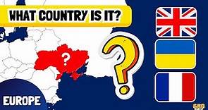 Guess The Country On The Map - EUROPE | Geography Quiz | Quiz Show