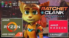 Ratchet & Clank: Rift Apart - AMD Ryzen 7 4700U - Radeon Vega 7 (Integrated Graphics) -Test Gameplay
