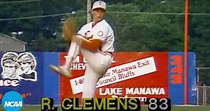 Roger Clemens pitches 1983 College World Series clincher