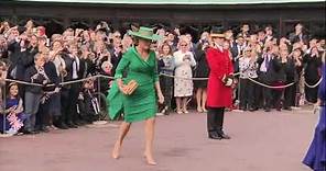 Royals arrive for Princess Eugenie's wedding