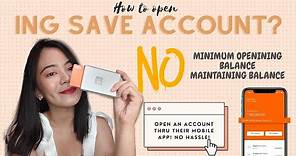 ING Bank / How to open ING Save account online? / Facts about ING + Step by Step Tutorial