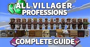 All Villager Professions Complete Guide | Minecraft 1.20 (2024!)