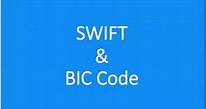 What is SWIFT?| Bank Identification Code| BIC Code| Swift code