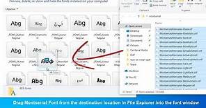 Montserrat Font Free Download - How To Install Montserrat Font on PC (Windows 10/8/7)