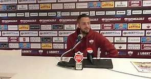 Trapani-Vibonese 2-1. Marco Toscano e Francesco Fedato dopo la gara