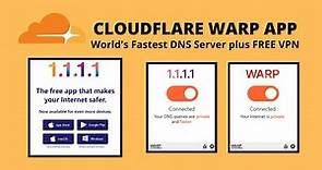 How to Use Cloudflare WARP App on Windows 10 - Cloudflare 1.1.1.1 DNS plus FREE WARP VPN