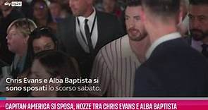 Capitan America si sposa, nozze tra Chris Evans e Alba Baptista