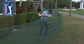 Justin Rose’s INCREDIBLE par save from the FENCE!