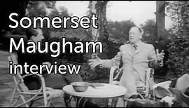 Somerset Maugham interview (1955)