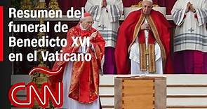 Resumen del funeral de Benedicto XV: mira los momentos clave