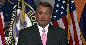 Watch John Boehner's full statement on his resignation