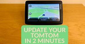 UPDATE YOUR TOMTOM IN 2 MINUTES