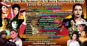 LAS VOCES MAS HERMOSAS DE LA MUSICA RANCHERA DE MEXICO AMALIA MENDOZA,LOLA BELTRAN