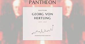 Georg von Hertling Biography - German chancellor (1843–1919)