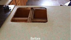 How to install Laminate Countertops This Old Farm House Kitchen Remodel CHEAP