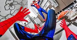 THE REAL NIGHTMARE OF SPIDER-GIRL ( Epic Comedy Parkour POV Prank )