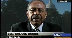 Senator Roland Burris on Public Option