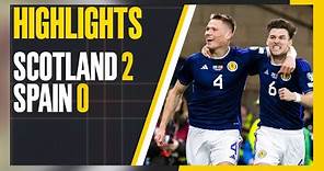 Scotland 2-0 Spain | McTominay Scores Twice to Stun Spain! | Euro 2024 Qualifier Highlights