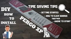 HOW TO INSTALL PERGO LAMINATE FLOORING FOR BEGINNERS / DIY / PERGO XP HOME RENOVATION / TIPS - HELP