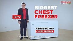 Big savings, Big Earnings with Condura Negosyo Pro Chest Freezer