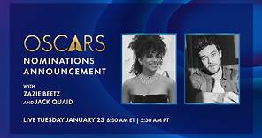 96th Oscars Nominations Announcement Hosted by Zazie Beetz and Jack Quaid