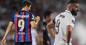 Lewandowski vs. Benzema: goles, títulos, comparativa y quién ha metido más goles a Barcelona y Real Madrid