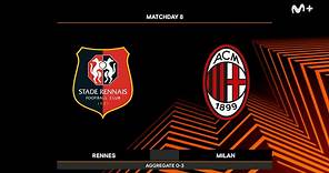 Resumen y goles del Stade Rennes vs AC Milan, dieciseisavos de final de la Europa League