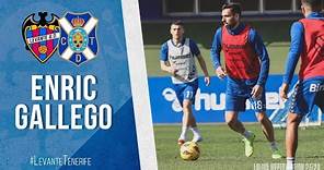 CD Tenerife I Enric Gallego: "Desde que llegué al CD Tenerife he disfrutado mucho"