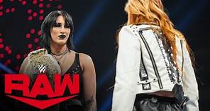 Becky Lynch confronts Rhea Ripley: Raw highlights, Jan. 15, 2024