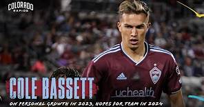 Cole Bassett on personal growth in 2023, hopes for team in 2024