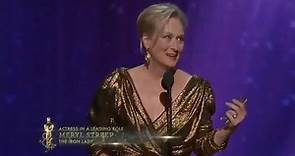 Meryl Streep Wins Best Actress | 84th Oscars (2012)