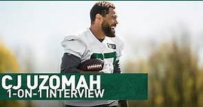 "We Got A Young, Hungry Team" | CJ Uzomah 1-On-1 Interview | The New York Jets | NFL
