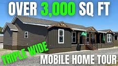 COOLEST mobile home I've ever laid my eyes on! Massive triple wide over 3,000 sq ft!