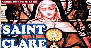 SAINT CLARE Biography 🙏Who was St Clare of Assisi 🙏Friend of St Francis 🙏 Founder of the Poor Clares