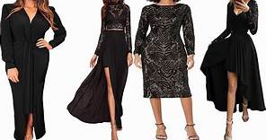 Top 10 For black dress long sleeve formal Ideas 2023, Fashion women's formal Dresses