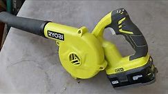 Product Review - Ryobi Cordless Compact Workshop Blower
