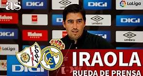RAYO VALLECANO 3 - REAL MADRID 2 | Rueda de prensa de Andoni Iraola | Diario AS