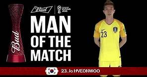 JO Hyeonwoo (Korea Republic) - Man of the Match - MATCH 43