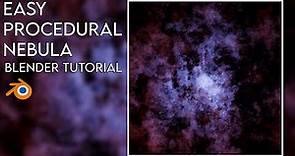 How to Create Procedural Nebulas in Blender - Blender 3.2 Tutorial