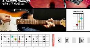 The Guitar Man - Bread | GUITAR LESSON | Triads Chords